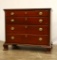 New England Chippendale Cherrywood Chest of Drawers
