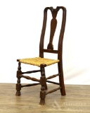 New England Queen Anne Walnut Side Chair