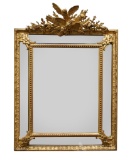 American Federal Gilt and Gesso Carved Mirror