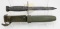 US M7 Bayonet and Scabbard.