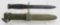 US M7 Bayonet and Scabbard.