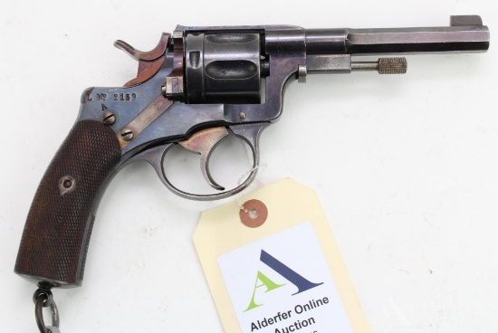 Husqvarna 1887 Nagant Double Action Revolver.