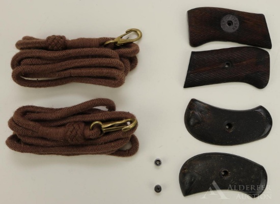 Military Pistol Grip Scale Sets and Lanyards.