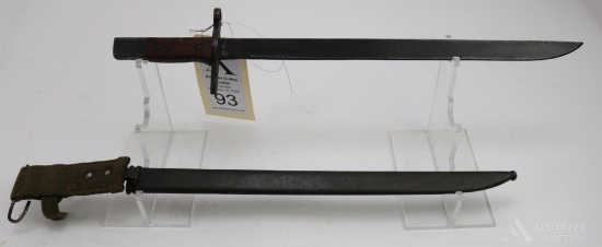 Japanese Type 30 Bayonet- Toyado Automatic Loom Works marked.