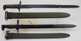 Lot of 2 USN MKI Training Bayonets and Scabbards- 16