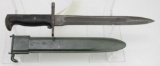 US M1 Garand Bayonet and Scabbard.