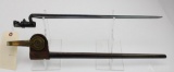 US 1873 Springfield Bayonet and Scabbard.