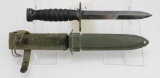 US M4 Bayonet and Scabbard.