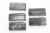 Lot of 5 Steel 15 round us M1 Carbine .30 Magazines.