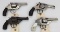 Lot of 4 double action revolvers.