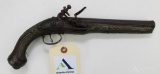 Ottoman Cannon Muzzle Flintlock Pistol.