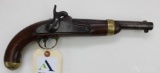 H. Aston US 1848 Percussion Pistol.