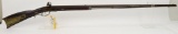 Half stock flintlock rifle.