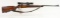 Mauser M98 sporterized bolt action rifle.