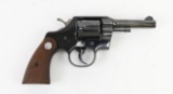 Colt Official Police double action revolver.