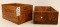 Lot of 2 Wood Ammo Crates.