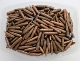 Lot of 500 lead core FMJ .50 BMG boat tail bullets.