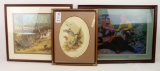 Lot of 3 Framed Wildlife Prints and Photo.
