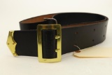 D. Carrico Black Leather Reproduction Carbine Sling.