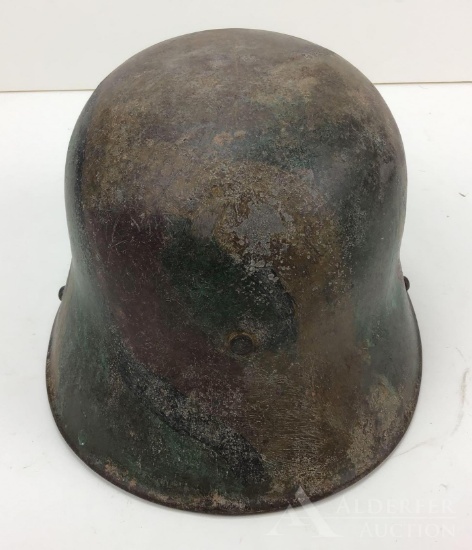 German WWI M18 Helmet-Camouflage