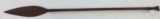 African Assegai Type Spear