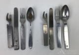 German WWII Military Nesting Eating Utensils