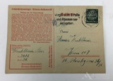 German WWII Postcard From Buchenwald Concentration Camp