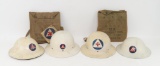 US WWII Civil Defense Helmets and Items