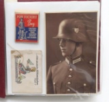 Grouping of WWI and WWII Postcards and Photographs