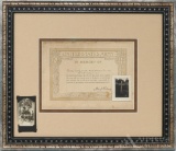 US WWI Memorial Certificate