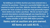 AUCTION INFO