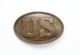 Model 1839 Oval US Belt Plate