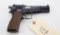 FN Browning Hi-Power semi-automatic pistol.