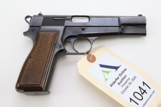 Browning HP semi-automatic pistol.