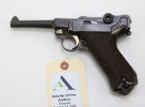 Erfurt P08 Luger semi-automatic pistol.