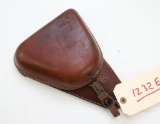 Nambu Type 14 brown leather holster.