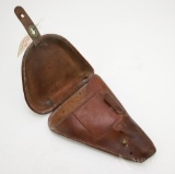 Nambu Type 14 brown leather holster.