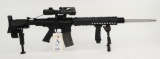 Olympic Arms AR15 semi-automatic rifle.