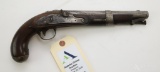 S. North 1826 US flintlock Navy pistol converted to percussion.