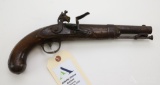 R. Johnson 1836 US flintlock pistol.