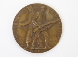 LARGE BRONZE MEDAL