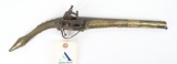 Ottoman Brass stocked Rat Tail Miquelet pistol