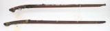 Lot of 2 Asian Tanegashima type rifles