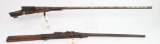 Lot of 2 Arabic/Mid Eastern incomplete Torador (matchlocks)