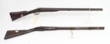 Lot of 2 Antique Percussion SxS shotguns