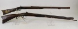 Lot of 2 percussion rifles O. R. Howe and L Howe