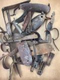 Lot of antique rifle parts