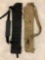 2 Tactical style long gun scabbards