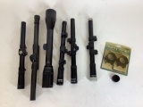 6 used rifle scopes