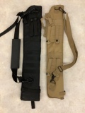 2 Tactical style long gun scabbards